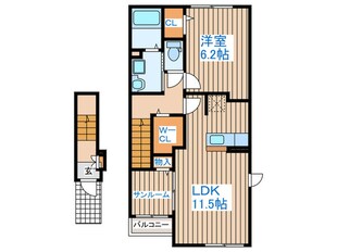 ククナの物件間取画像